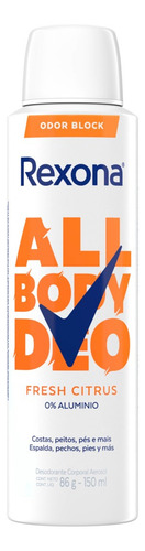 Desodorante Rexona Fresh Citrus 150ml Neutro