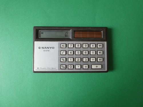 Calculadora Sanyo Mod. Cx 2710 Solar , Vintage 1993