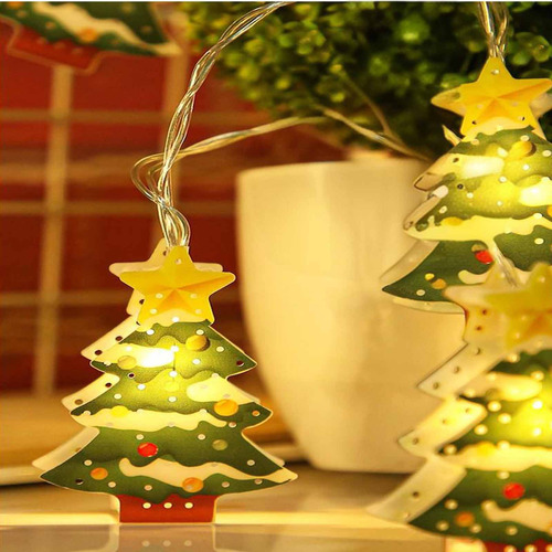 Árbol De Navidad De Doble Cara Con Luz De Navidad Led C