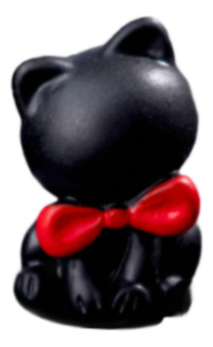 5 Figura De Halloween En Miniatura, Adorno 1,6 X 2,5 Cm Gato