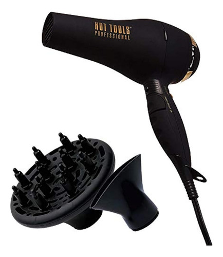 Hot Tools Professional Black Gold Turbo Ionic Salon Secadora