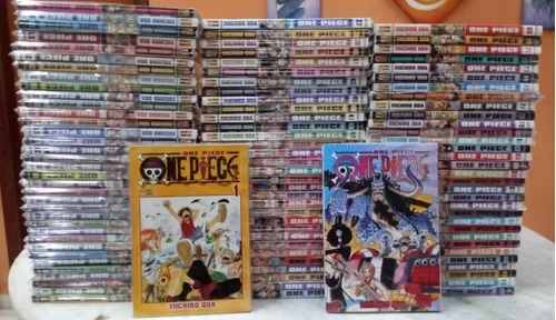 One Piece Mangá KIT Vol. 1 Ao 3 - Nova Encadernação Clássica, Capa