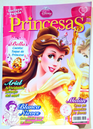 Revista Disney Princesas La Bella Y La Bestia 5