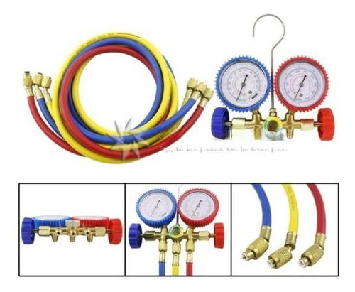 R12 R22 R502 Manómetros Sistema Climatización Refrigeración 