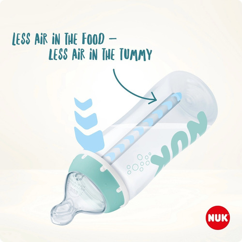 Imagen 4 de 6 de Mamadera Nuk + Anticolicos Profesional Con Ct 300ml
