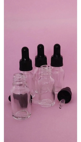 10 Botella Gotero Pipeta Vidrio 10ml, Transparente (it-524)
