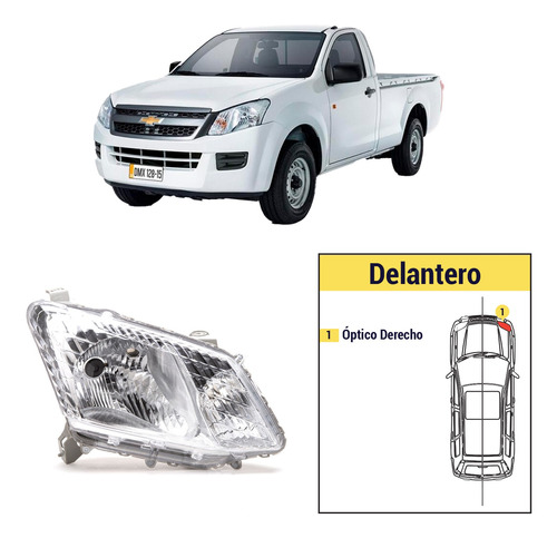 Óptico Derecho Chevrolet Dmax 2015 2015 - 2018