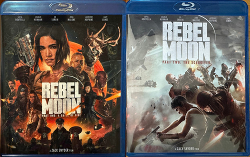 Rebel Moon Parte 1 Y 2 Bluray Zack Snyder Netflix