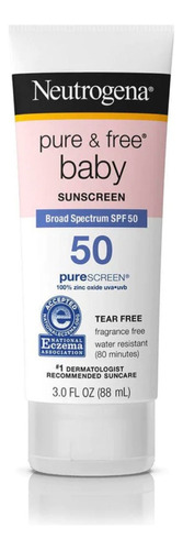 Neutrogena Pure & Free Baby Fps 50 Sunscreen 88ml Importado