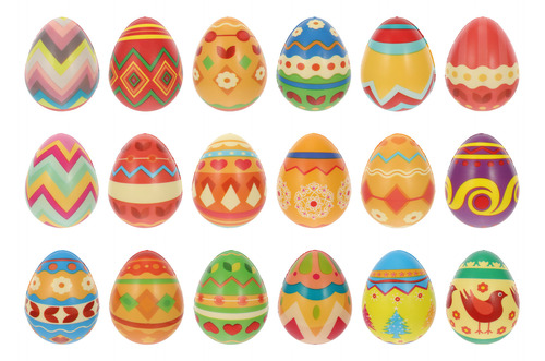 Decoración Para Fiesta De Pascua Con Huevos De Rebote Lento,