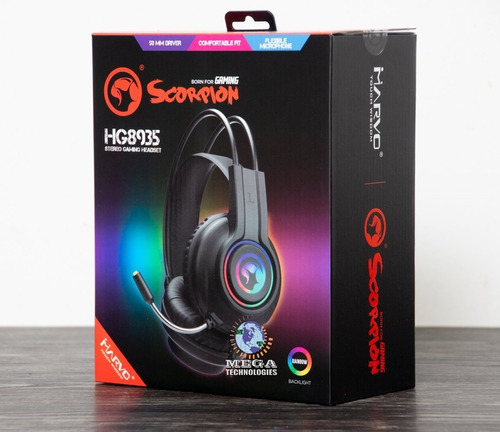 Audifonos Headset Gaming Marvo Hg8935 Modelo 2020 Rgb Usb