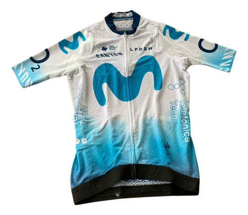 Remera Leopard Jersey Ciclismo Team Telefonia Tech