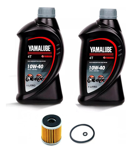 2l Yamalube 10w40+filtro Oleo+or Xtz Tenere 250 2011 A 2019