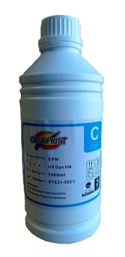 Tinta X Litro Creaprint Premiun Dye-uv Para Impresoras Epson