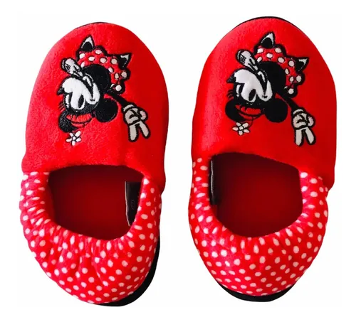 Pantufla Disney Minnie Mouse Para Niñas
