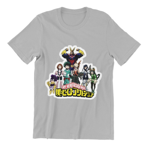 Polera Unisex My Hero Academia Anime Otaku Algodon Estampado