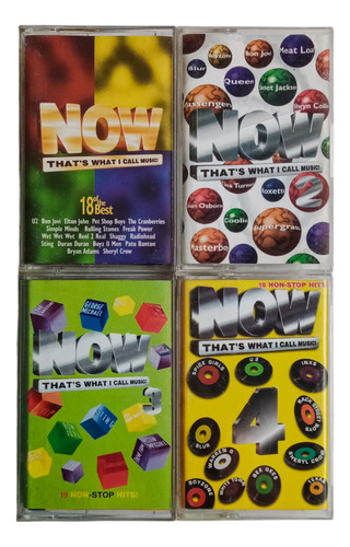 Now That's What I Call Music Vol 2, 3, 4 Cassette 