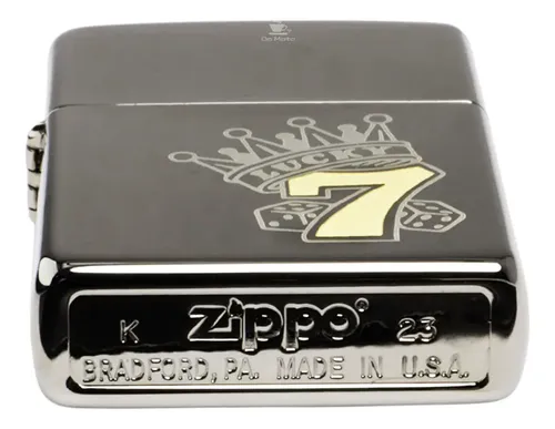 Isqueiro Zippo Lucky 7 Design 48913 | MercadoLivre
