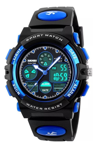 Reloj De Natación Digital Analógico Skmei Sports Para Niños