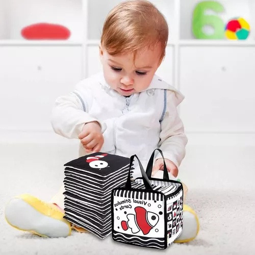 Baby Early Learning Toys Estimulación Visual Puzzle Tarjetas