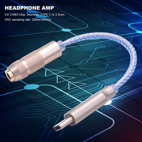 Amplificador De Auriculares Cx31993 Usb C Dac Con Salida De