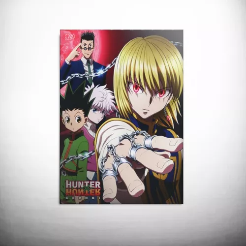 Placa Decorativa Anime Hunter x Hunter Gon Killua Kurapika