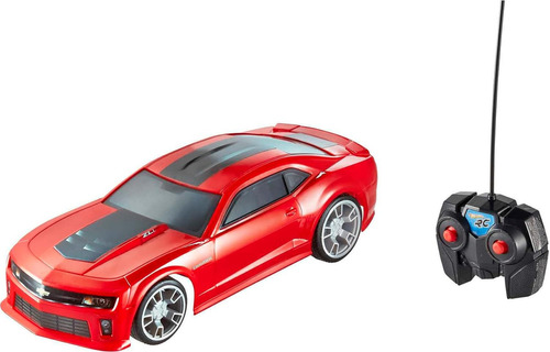 Hot Wheels Rc Red Zl1 Camaro, Control Remoto Con Todas Las F