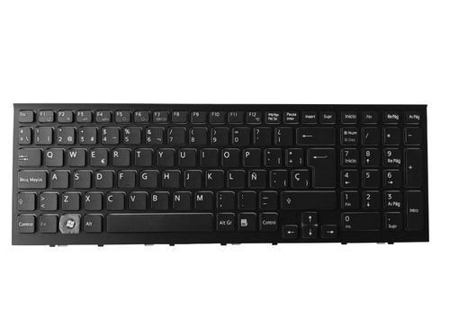 Teclado Sony Vpc-ee Negro En Español