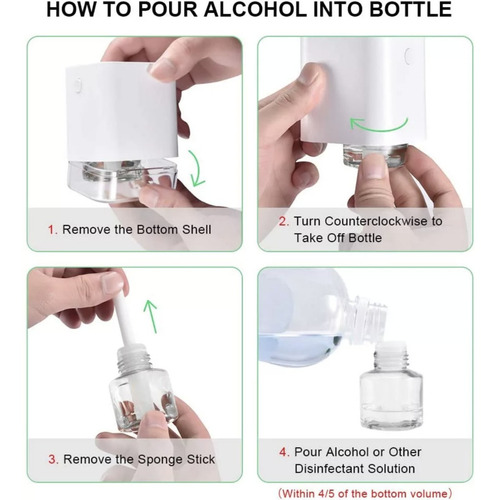 Sanitizador Desinfectante Manos Inteligente Sensor + Regalo