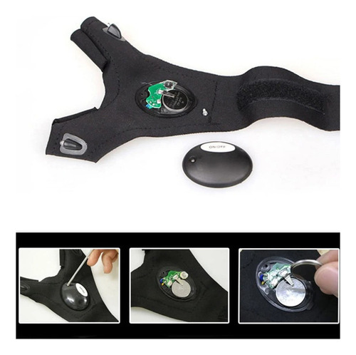 Guantes Luminosos Para Correr Con Linterna Led, Impermeables
