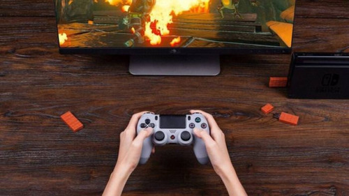Imagen 3 de 4 de Adaptador Usb 8bitdo Inalambrico Ps4 Nintendo Switch Pc