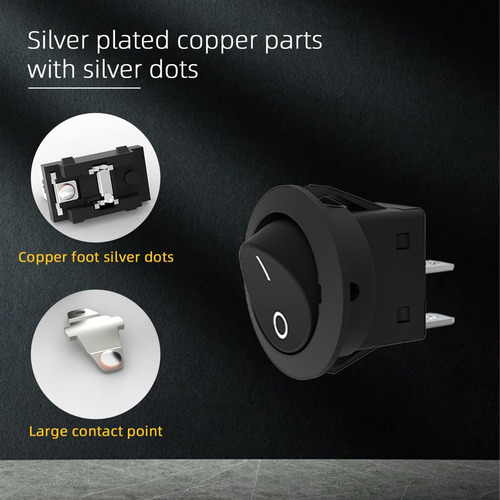 Lcocove Jd - 2 Interruptores Basculantes Redondos De Corrien