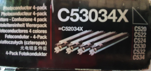 Kit Fotoconductores Lexmark C520 530 Juego X 4