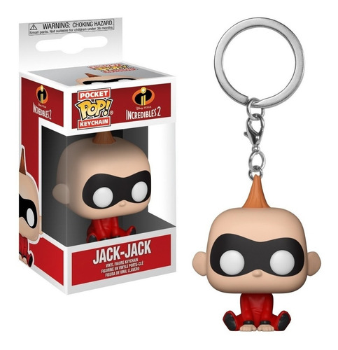 Imagen 1 de 6 de Llavero Funko Pop - Jack Jack - Increibles - Tremendo!