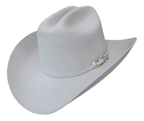 Sombrero Texana Goldstone Gris Sonora 100% Pelo De Conejo