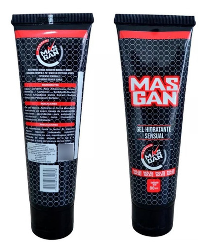 Gel Lubricante  Mas Gan 80ml