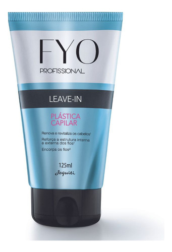 Leave-in Fyo Profissional Plástica Capilar Jequiti 125 Ml