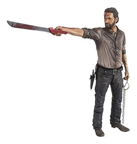 Figura Deluxe De Rick Grimes De The Walking Dead Tv 10 