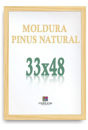Moldura 33x48 A3 Poster Decoração Pinus Casa Foto Sem Vidro