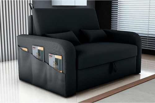 Sofá Cama 2 Lugares Com Bau 1,40 Mts Day Matrix