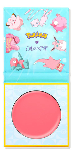 Colourpop X Pokemon, Rubor En Crema, Tono A Tono Del Maquillaje Rosa Metronome