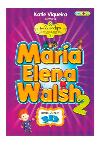 Los Videoclips De María Elena Walsh Vol.2 (dvd+cd) Ya Musica