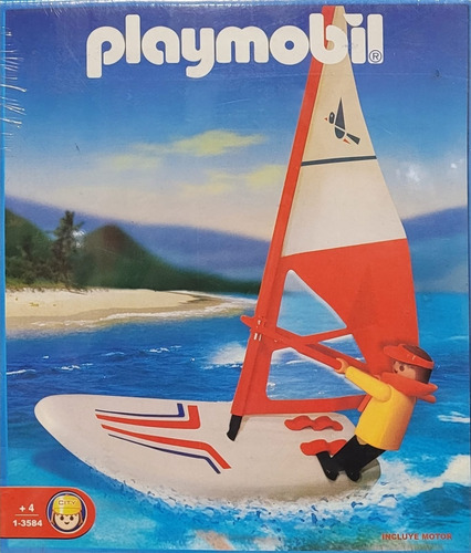 Playmobil Muñeco Surfista Motor Accesorios 1-3584 Jretro