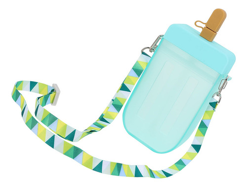O, Botella Agua Ajustable En Forma Vaso Con Pajita For N