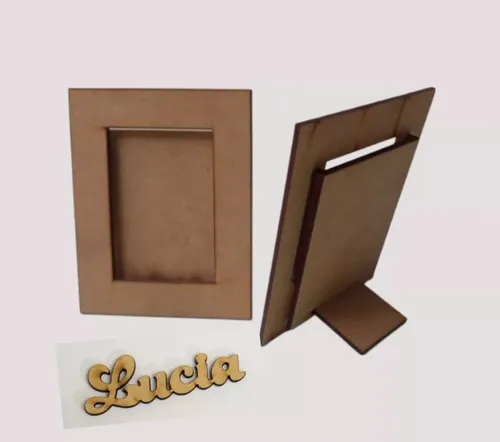 comprar 35 Portaretratos Para 6x9 + 35 Nombres Souvenir Fibrofacil 