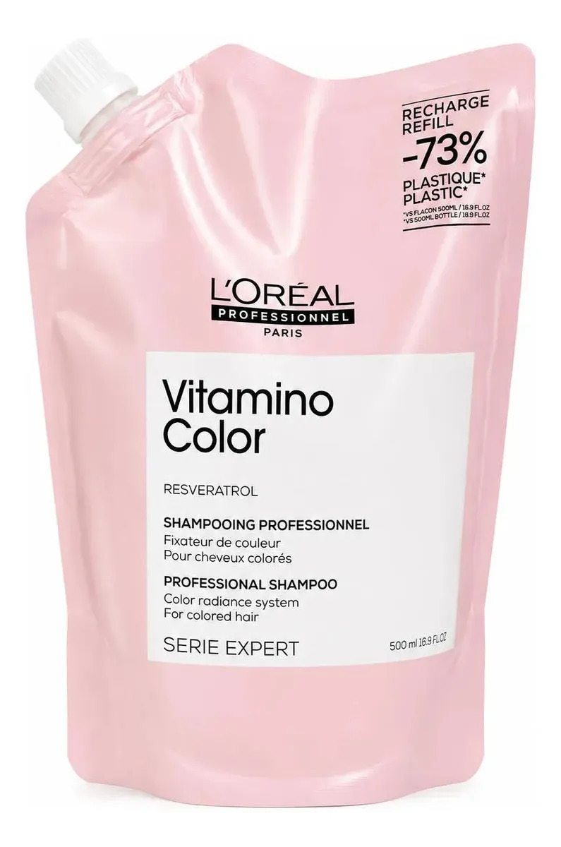 Shampoo Loreal Série Expert Refil Vitamino Color 500ml