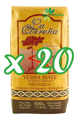 Yerba Mate Orgánica Obereña 500 Gr 