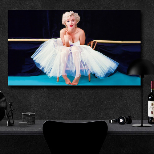 Cuadro En Canvas Marilyn Monroe Con Tutu Blanco 70x40