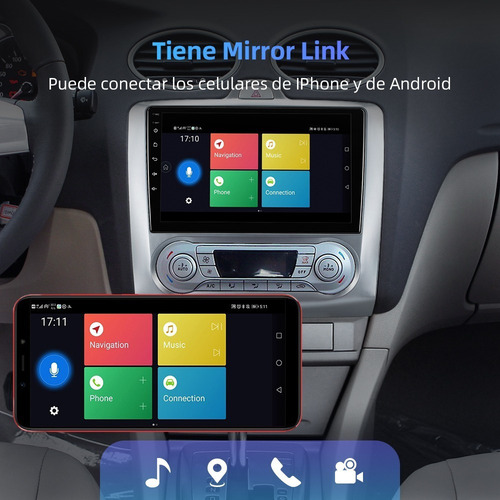 Z0k Estéreo Cámara Frente Para Ford Ford Focus 2004-2011