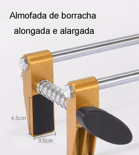 Kit Gabarito Para Furação De Fechaduras Portas Com 3 Fresas